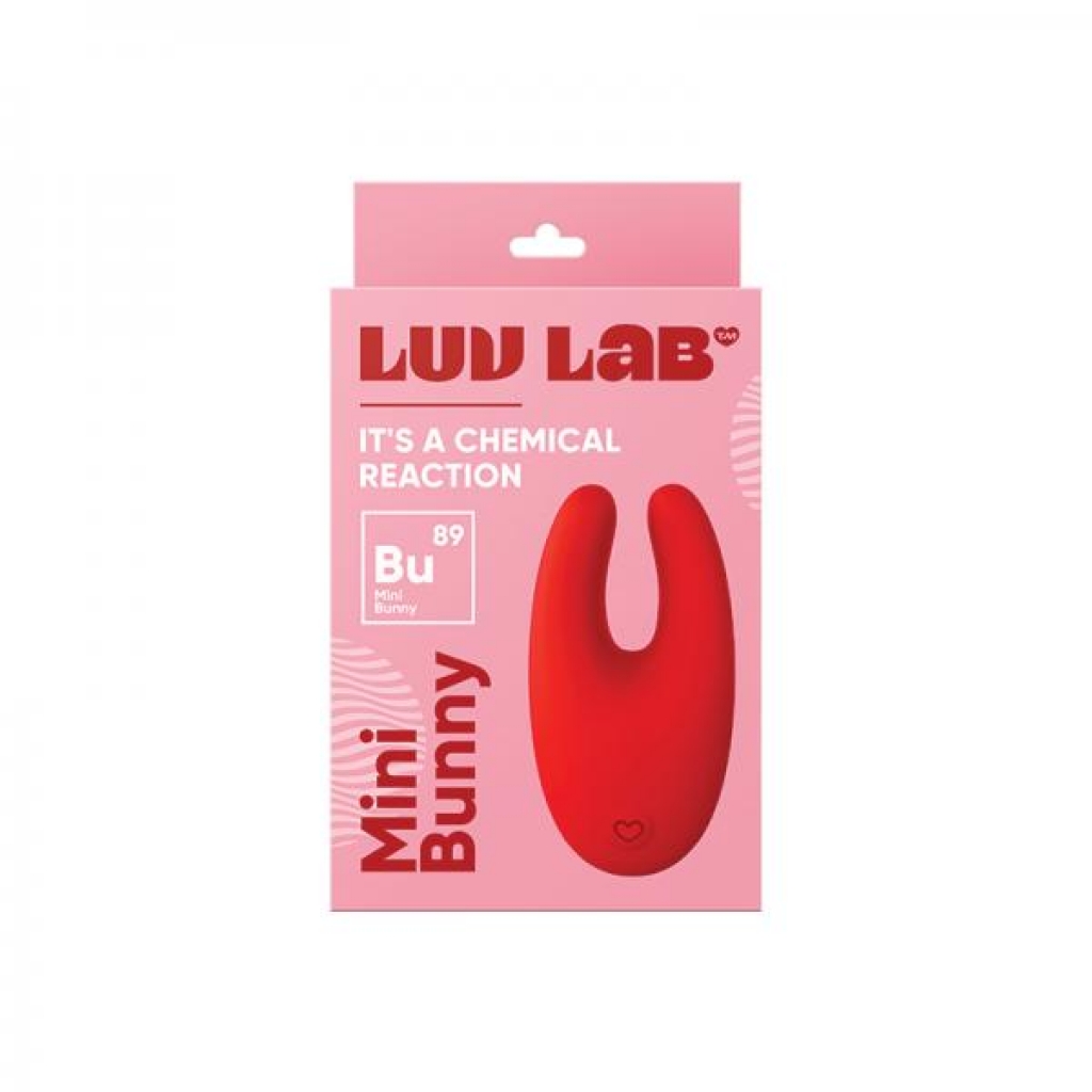 Luv Lab Bu89 Mini Bunny - Silicone Red