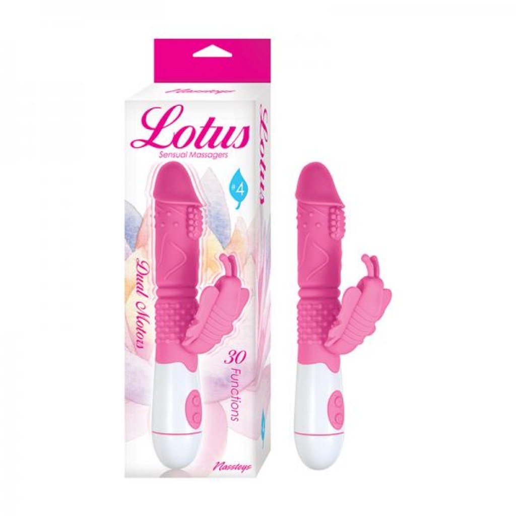 Lotus Sensual Massagers #4 Dual Stimulator in Pink