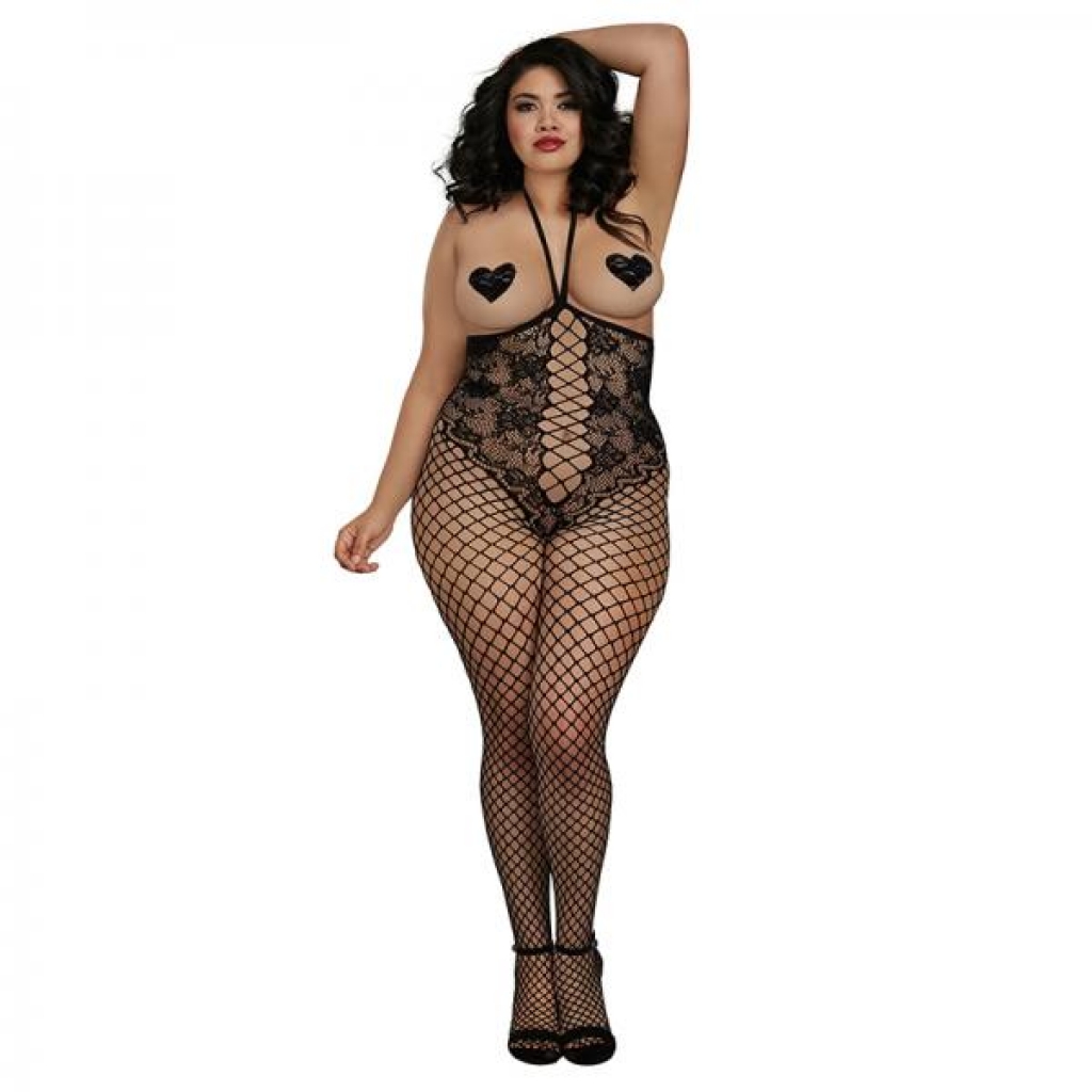 Dreamgirl Open-Cup Bodystocking - One Size Queen