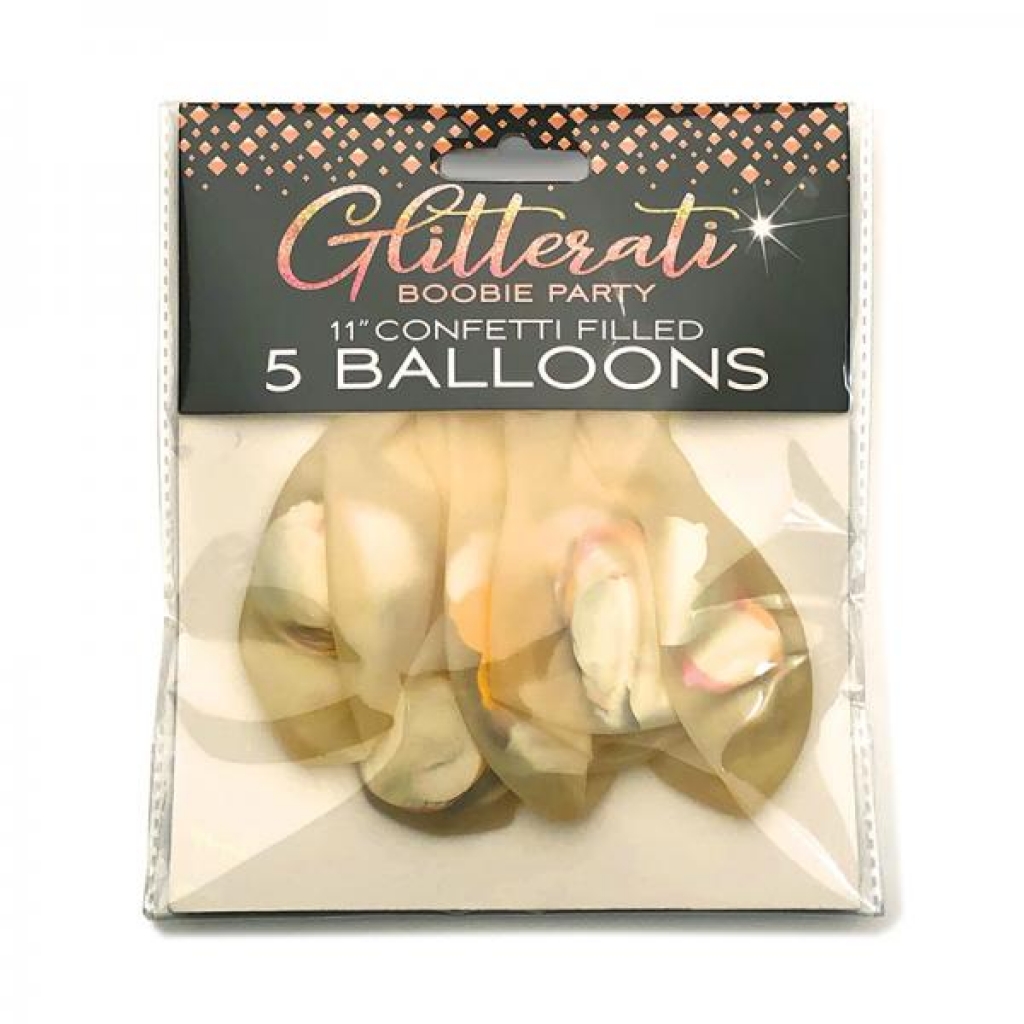 Glitterati Boobie Confetti Balloons