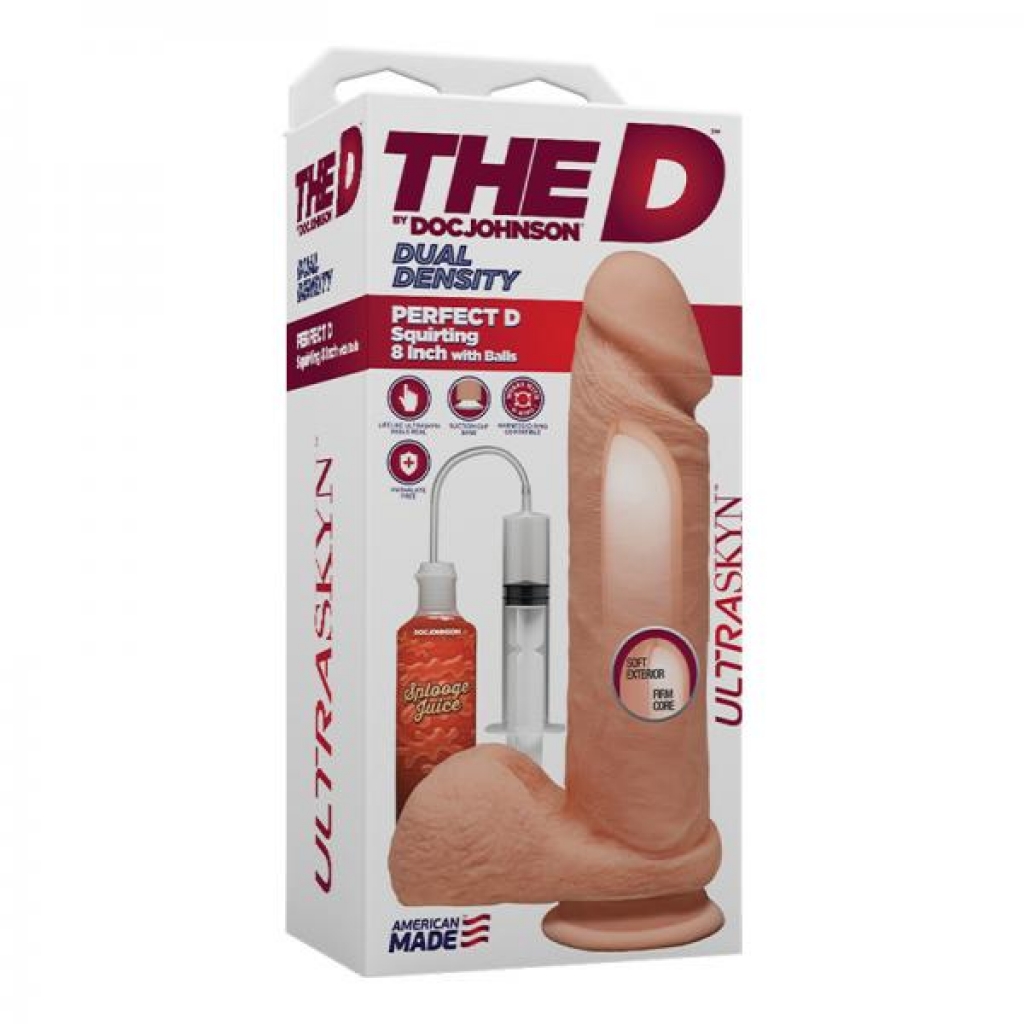 The D Perfect D - 8-Inch Squirting Vibrator