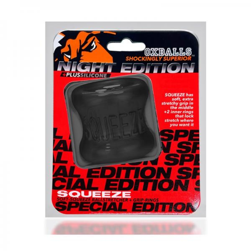 Oxballs Squeeze Ballstretcher Plus Silicone - Special Edition Night