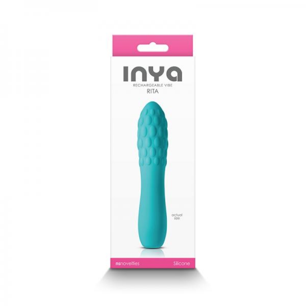 Inya Rita Textured Vibrator - Teal