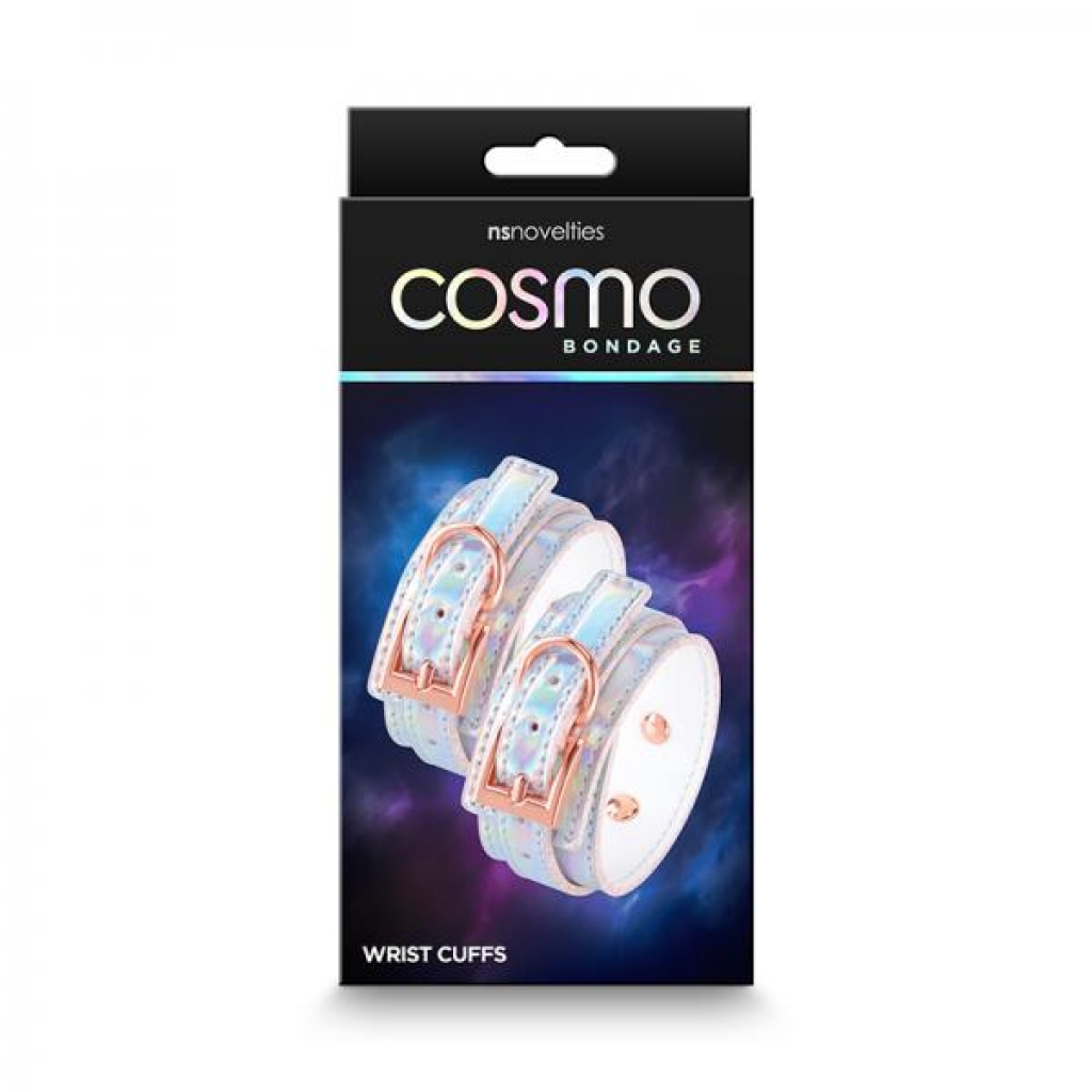 Cosmo Bondage Wrist Cuffs - Rainbow