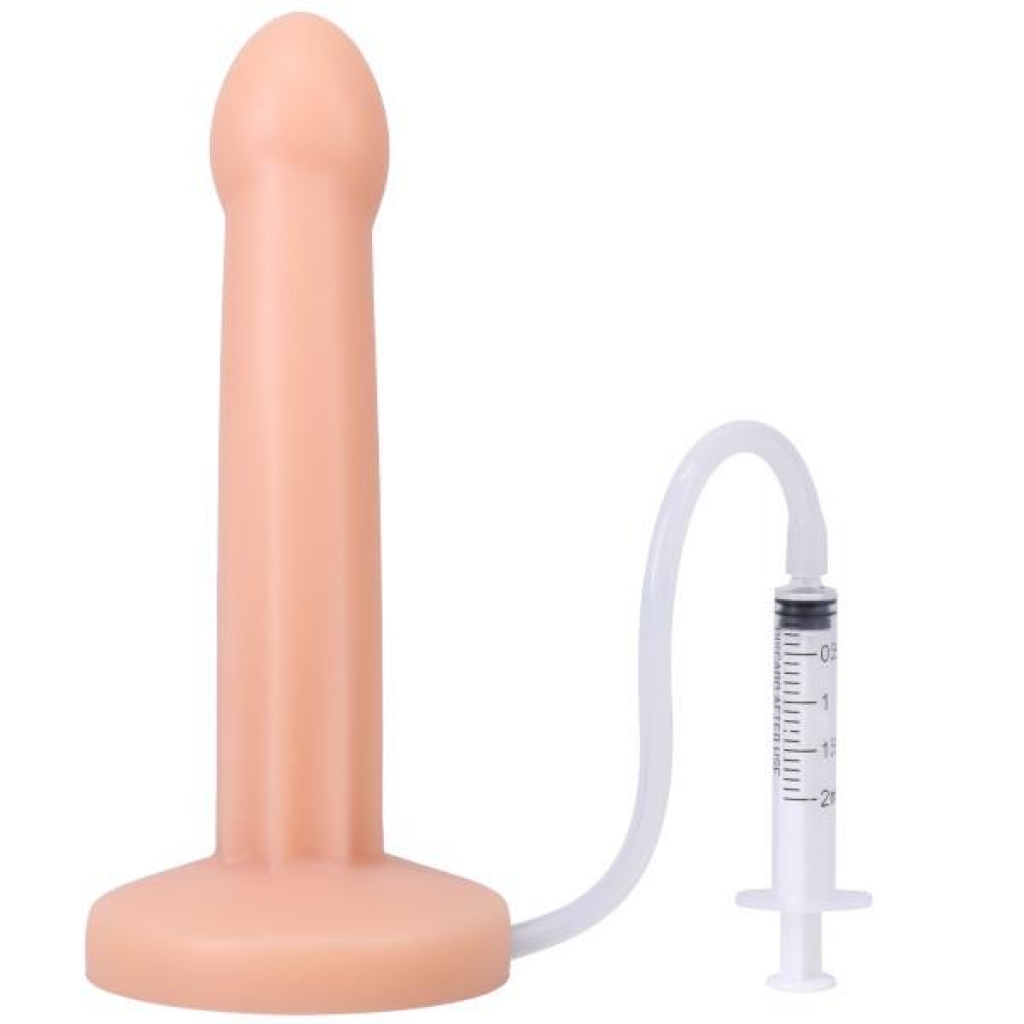 POP Squirting Dildo - Cream Beige