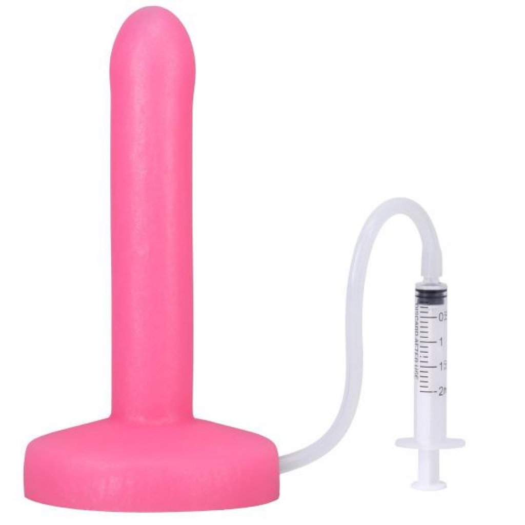 Tantus POP Slim Squirting Dildo - Watermelon Pink Fun