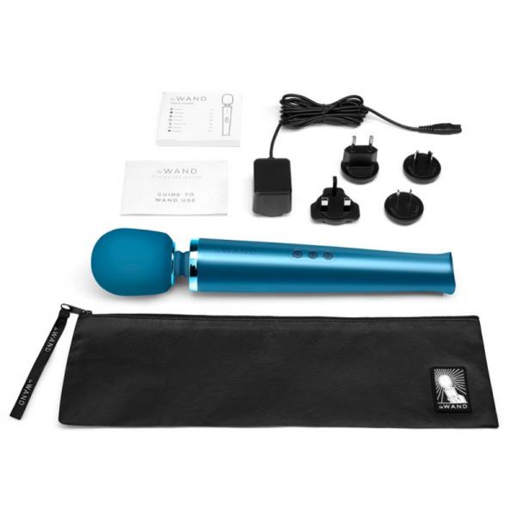 Le Wand Pacific Blue Rechargeable Massager - Award-Winning Pleasure