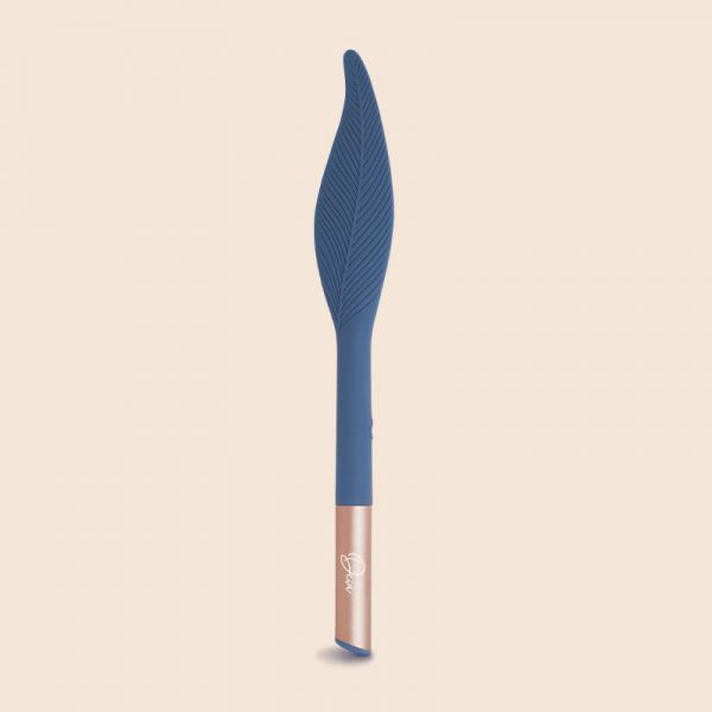 Deia The Feather Vibrating Tickler - Silicone Blue