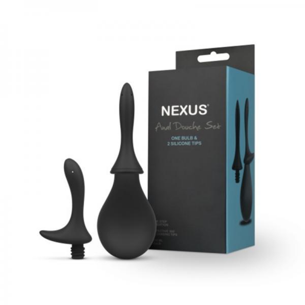 Nexus Anal Douche Set Silicone Black