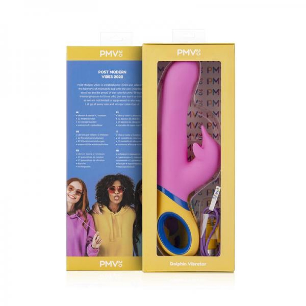 PMV20 Copy Dolphin Vibrator - Silicone Pink