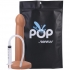 Tantus POP Silky-Smooth Squirting Dildo with Harness Compatibility