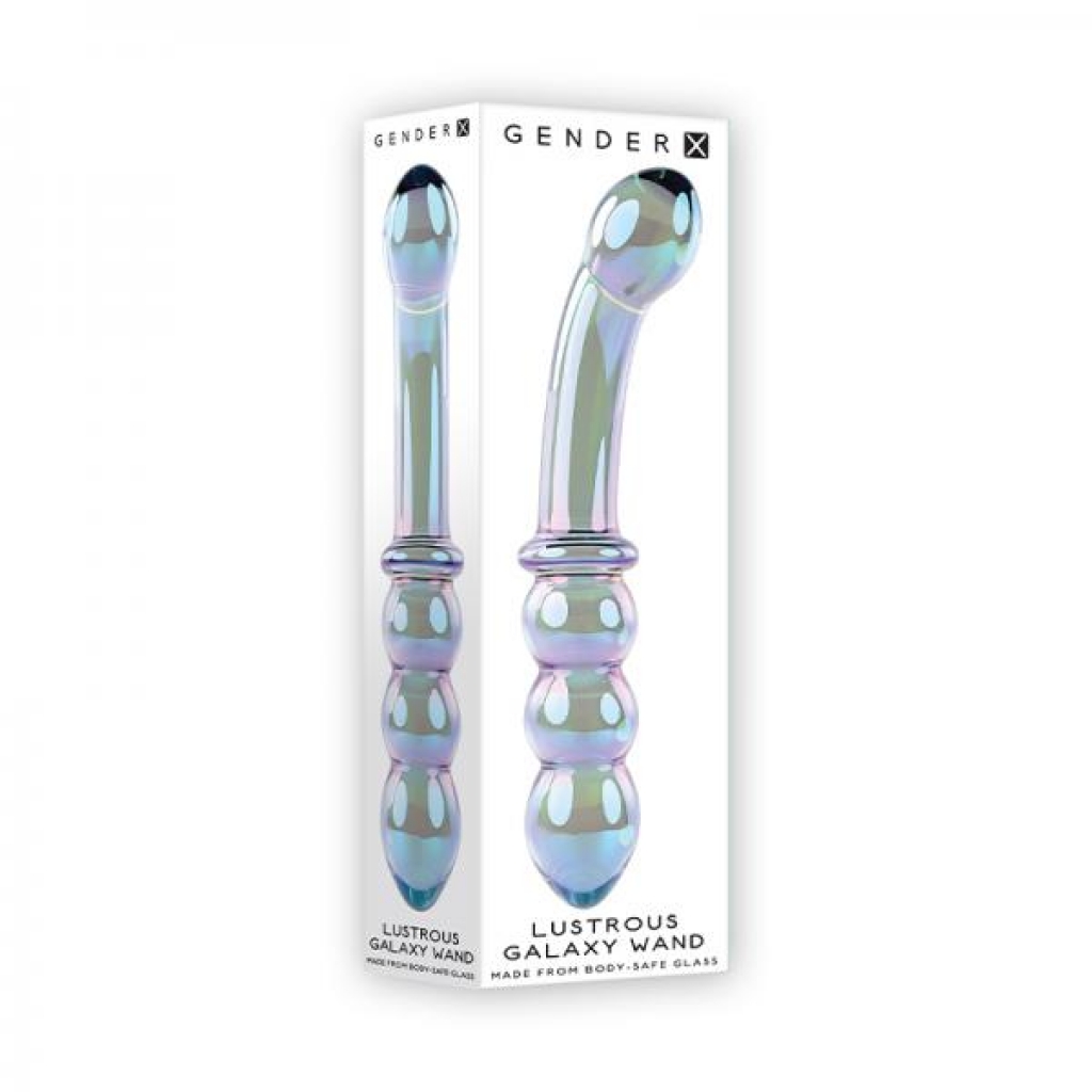 Gender X Lustrous Galaxy Wand - Glass Clear