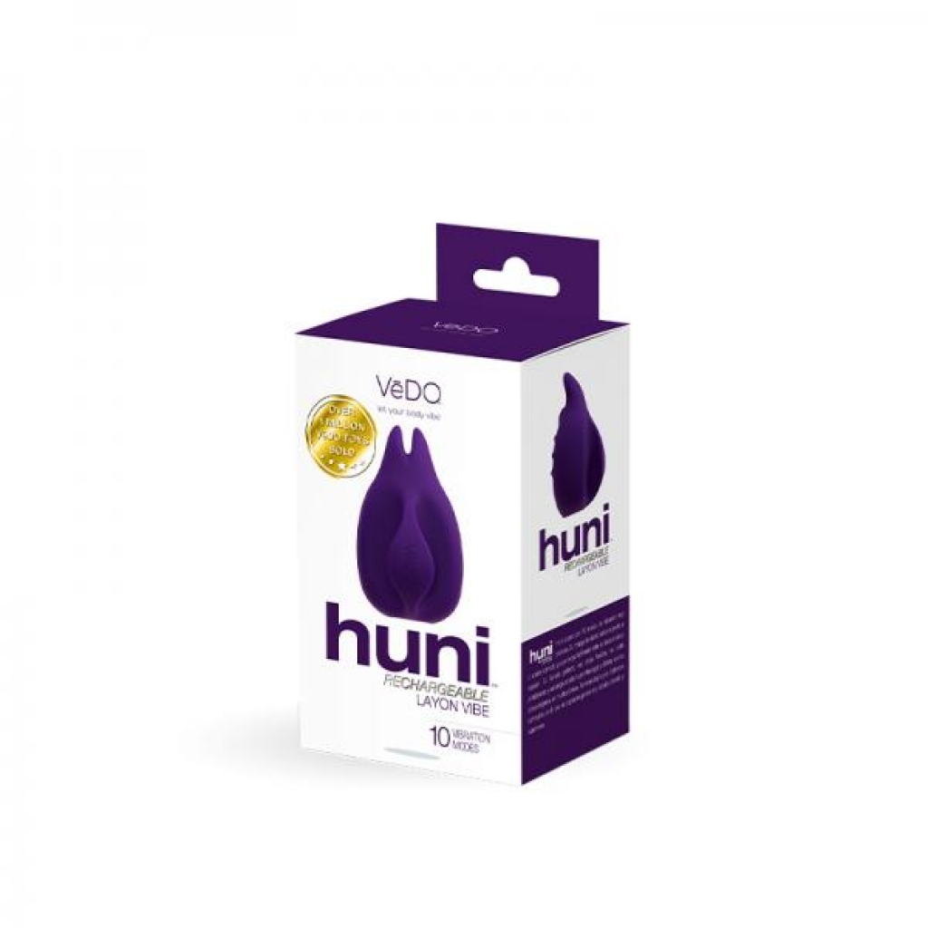 Rechargeable Deep Purple Finger Vibe - Vedo Huni