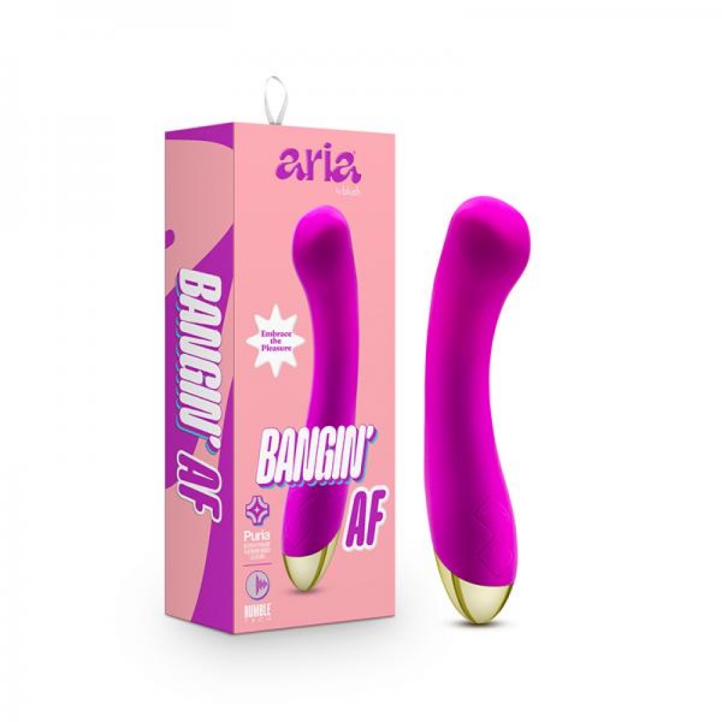 Aria Bangin' AF G-Spot Vibrator - Purple