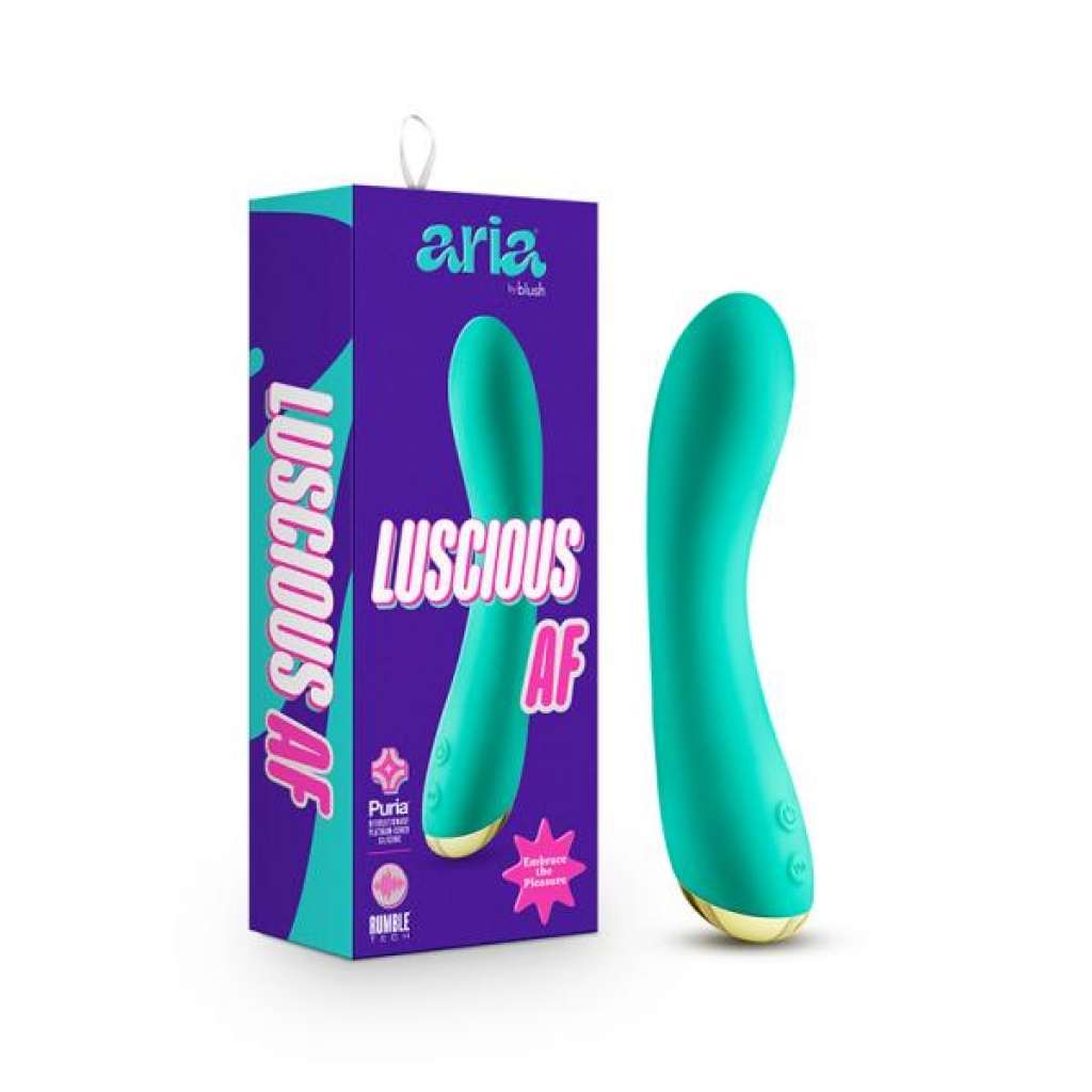 Aria Luscious AF G-spot Vibrator - Teal