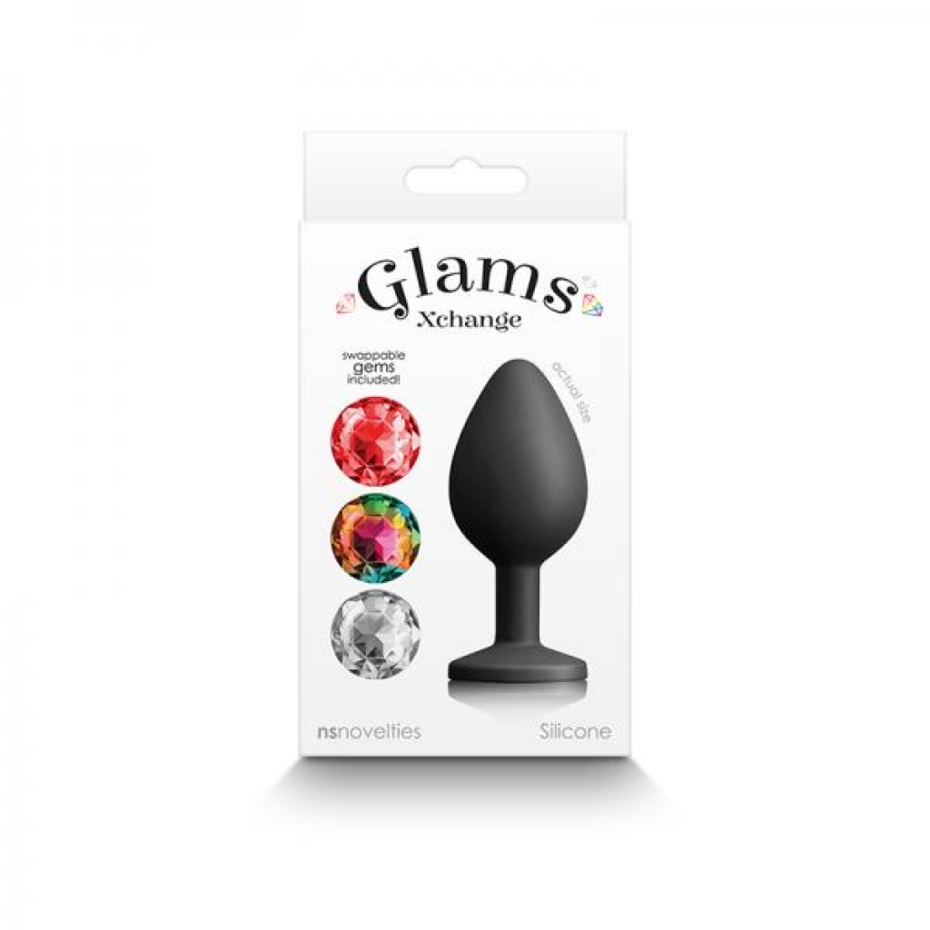 Glams Xchange Round Medium Black