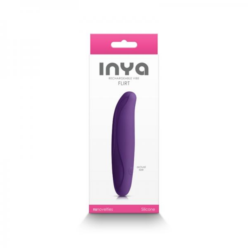 Inya Flirt Vibrator in Dark Purple