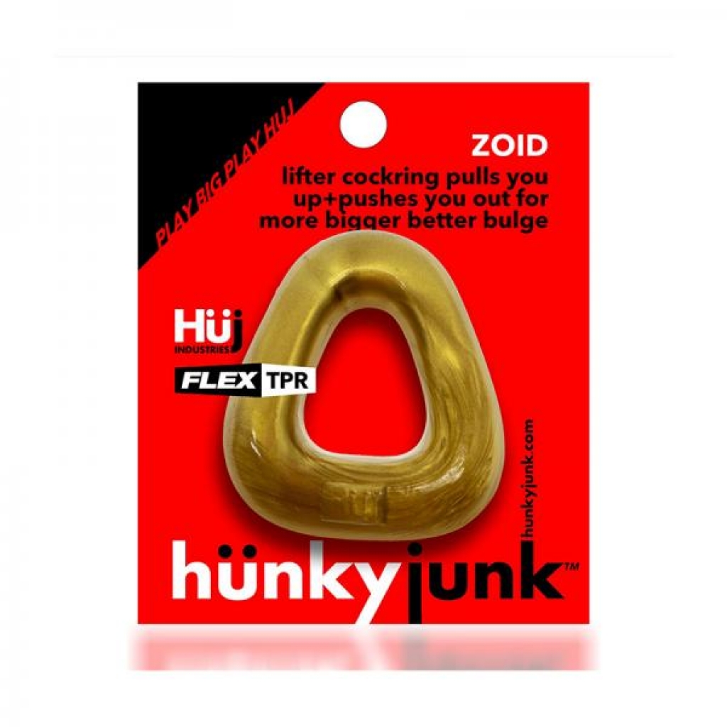 Hunkyjunk Zoid Trapezoid Lifter Cockring – Bronze Metallic Brown