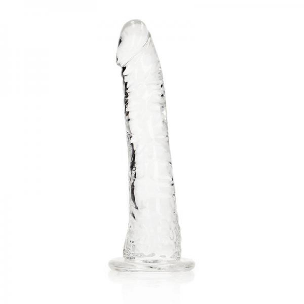 Realrock Crystal Clear Slim 6 In. Dildo - Clear