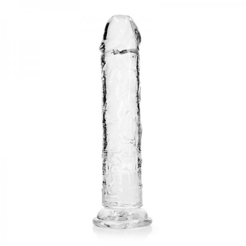 Realrock Crystal Clear Straight 9 In. Dildo - Clear