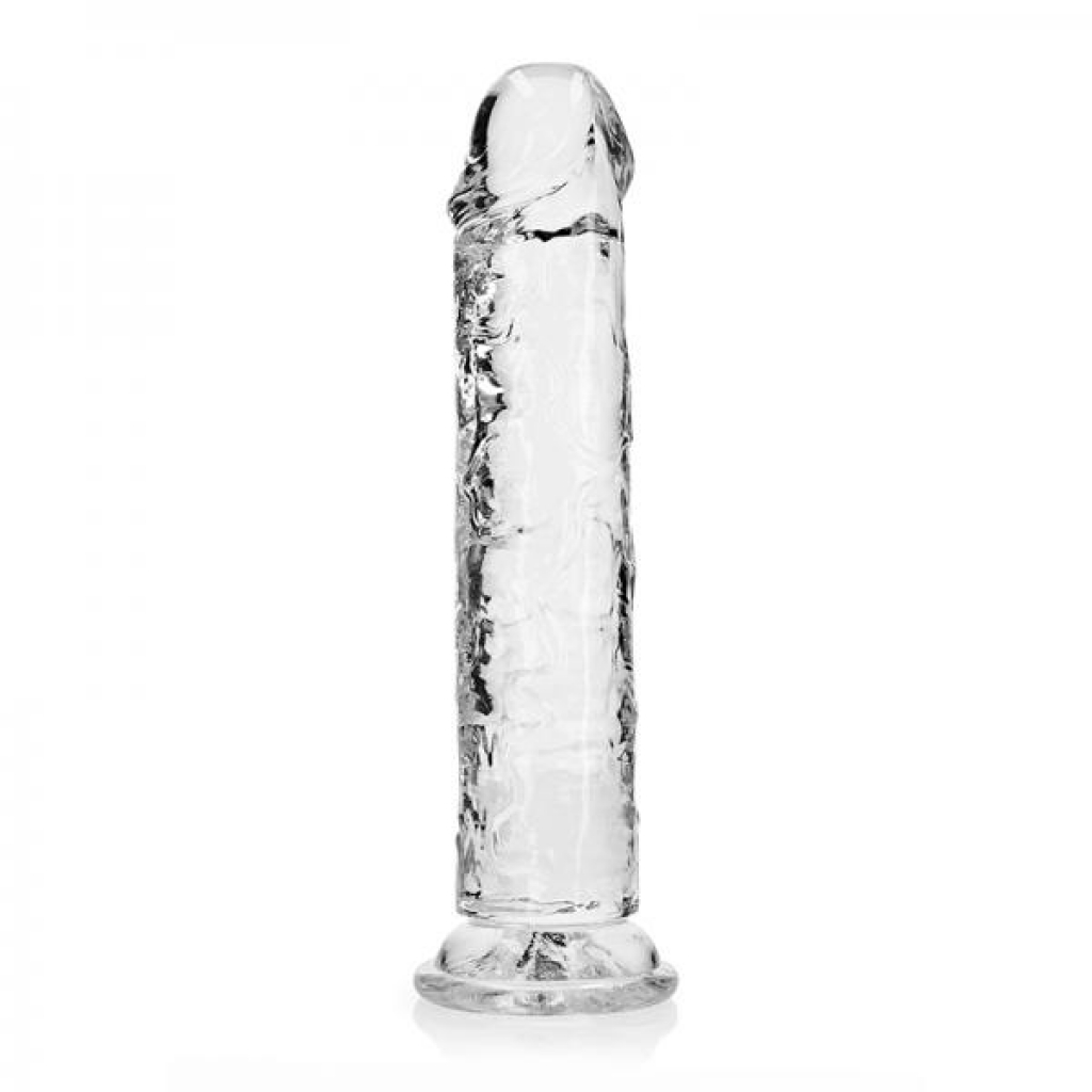 Realrock Crystal Clear Straight - 10 In. Dildo