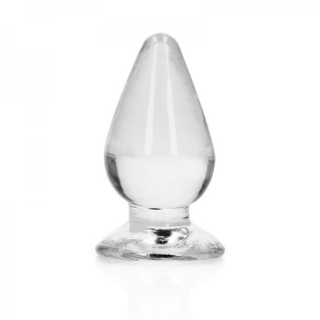 Realrock Crystal Clear 4.5 in. Anal Plug - Clear