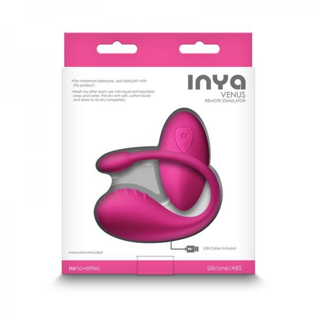 Inya Venus Remote Stimulator - Vibrant Pink