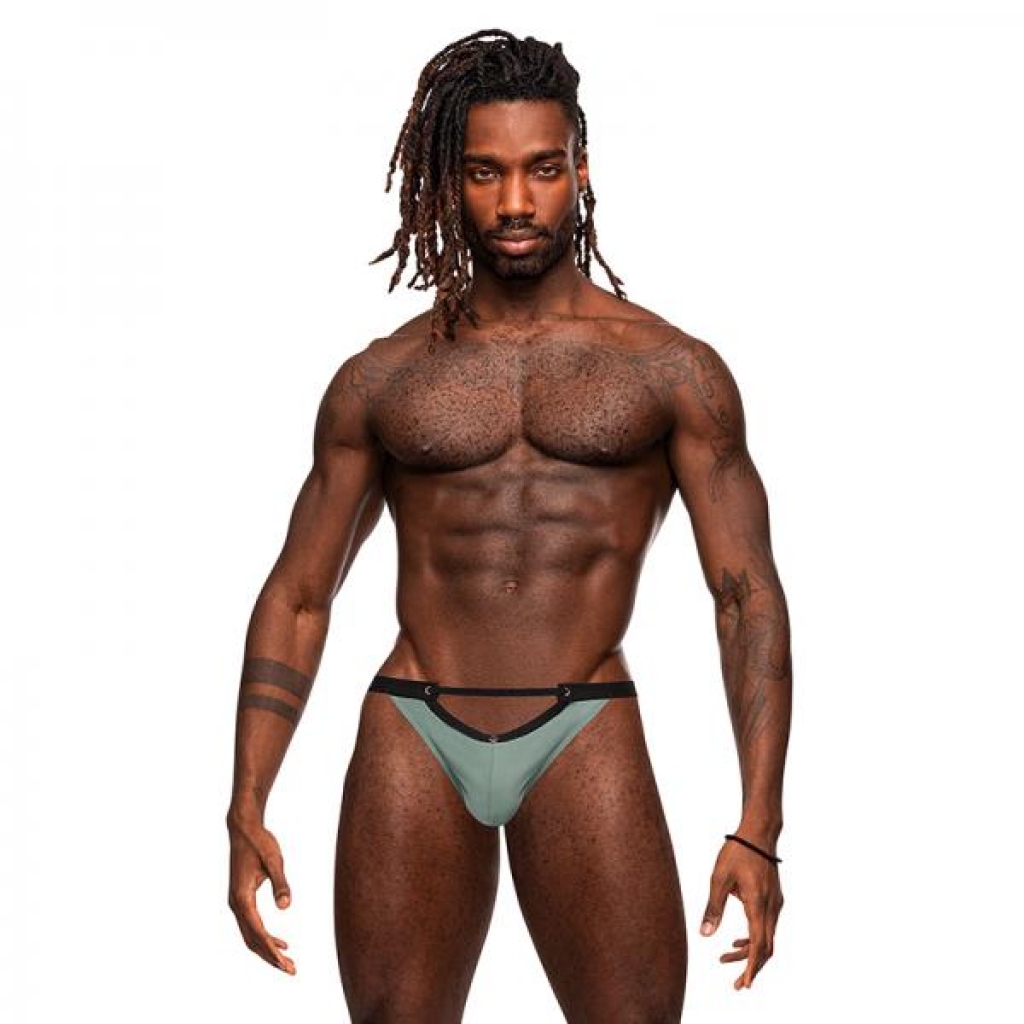 Male Power Magnificence Micro V Thong - Jade L/XL