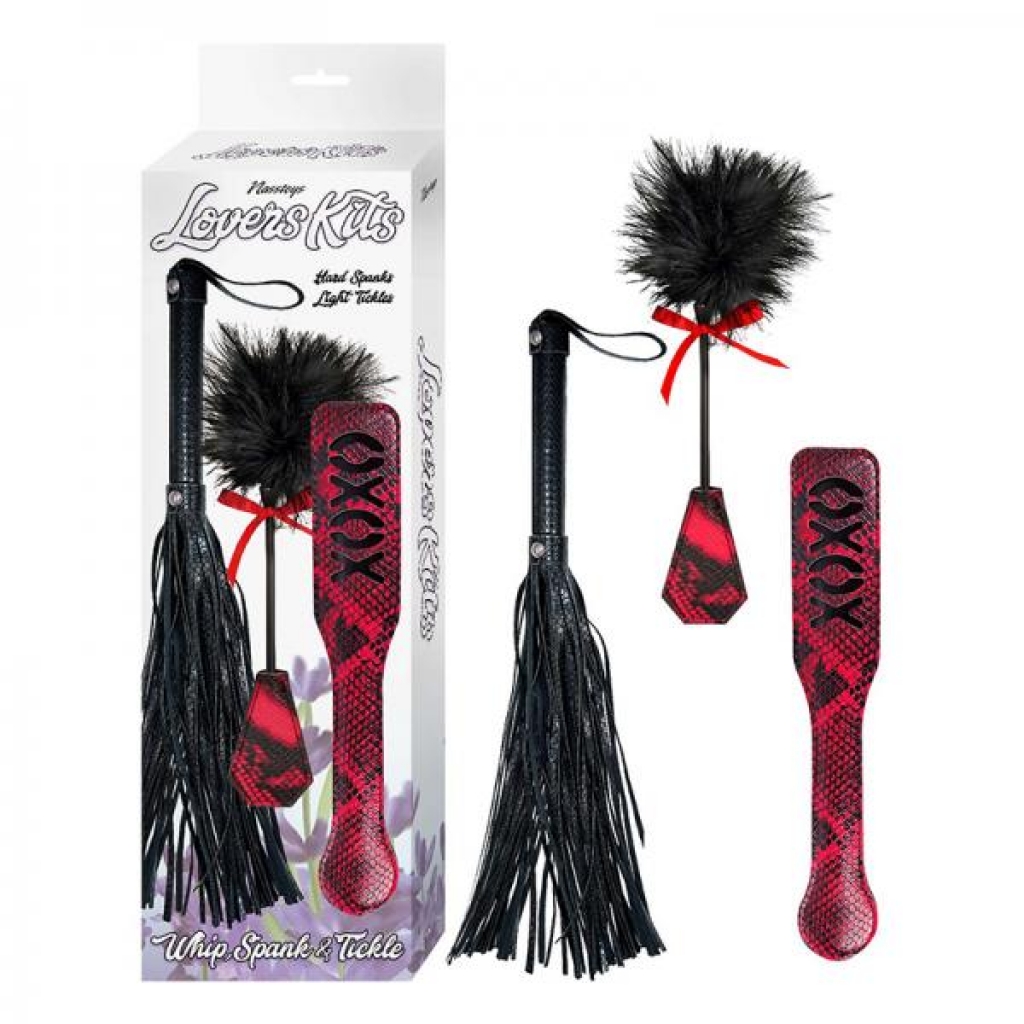 Lovers Kits Whip, Spank & Tickle - BDSM Essentials