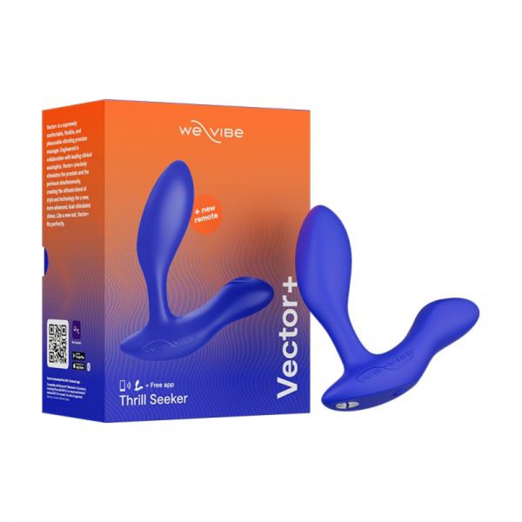 We-vibe Vector+ Prostate Massager - Royal Blue