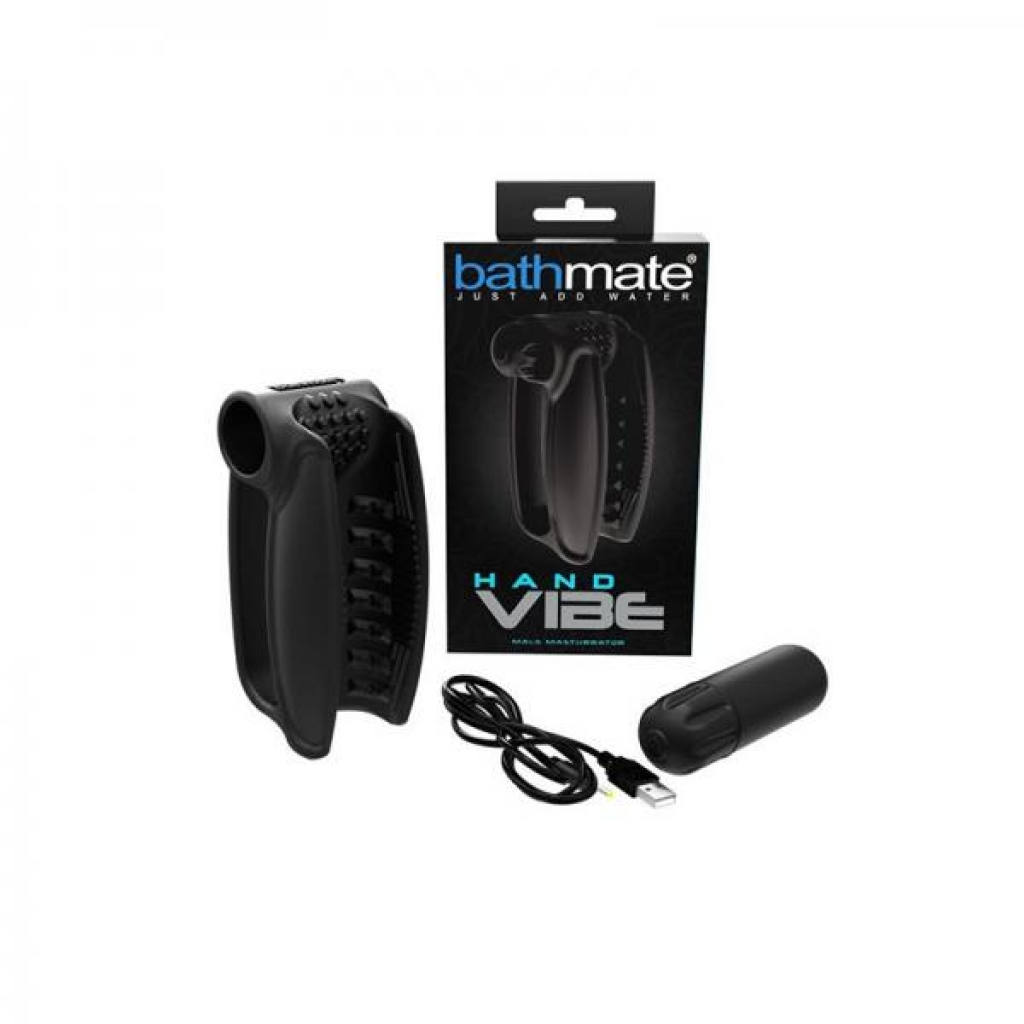 Bathmate Hand Vibe Masturbator in Black