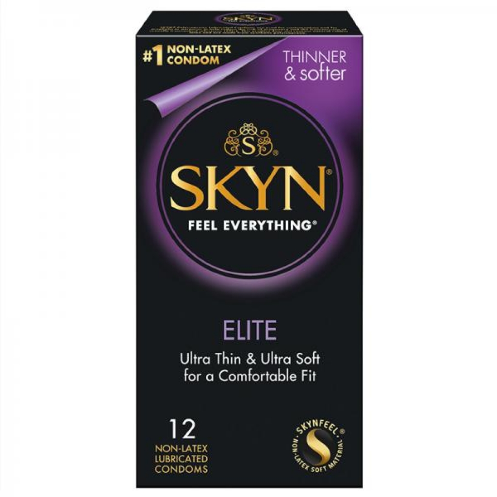 Lifestyles Skyn Elite Ultra Thin Polyisoprene Condoms - 12-pack