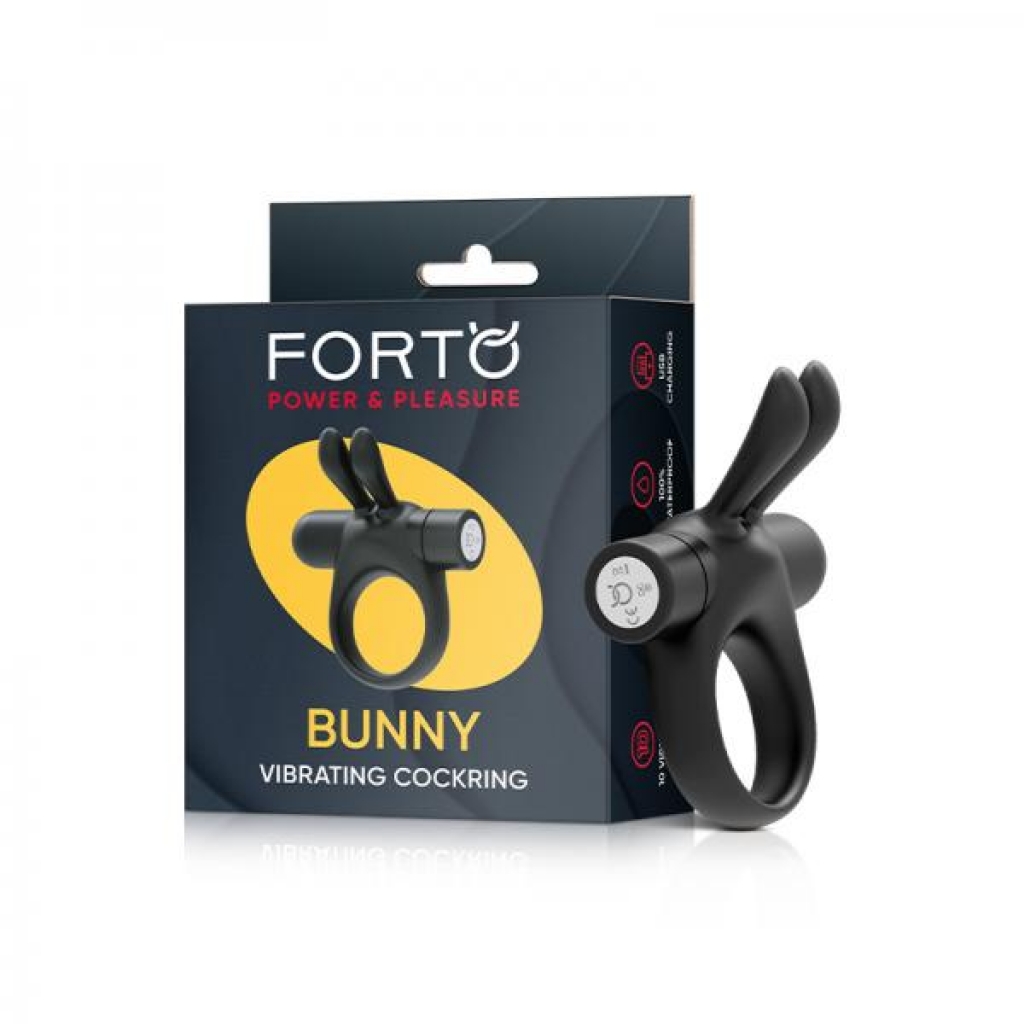 Forto Bunny Vibrating Cockring - Ultimate Pleasure Experience