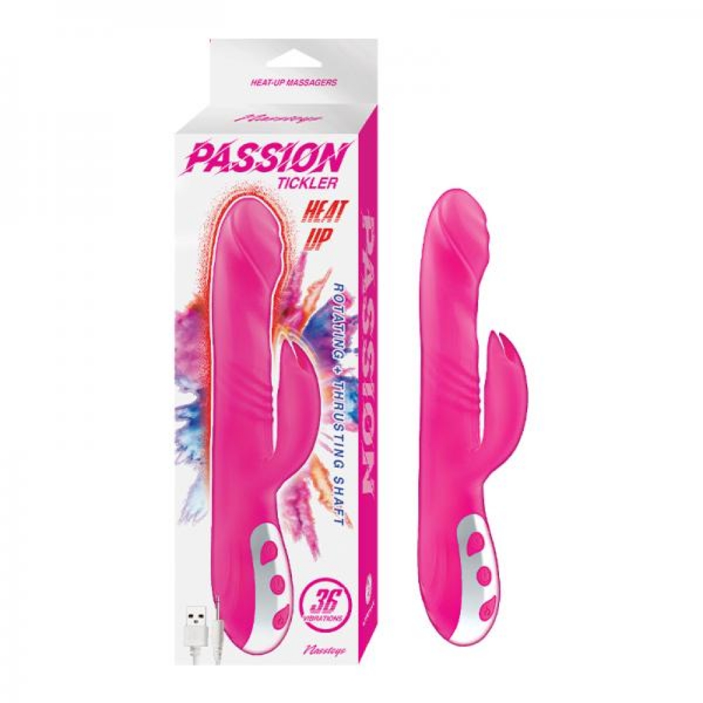 Passion Tickler Heat Up Dual Stimulator Pink