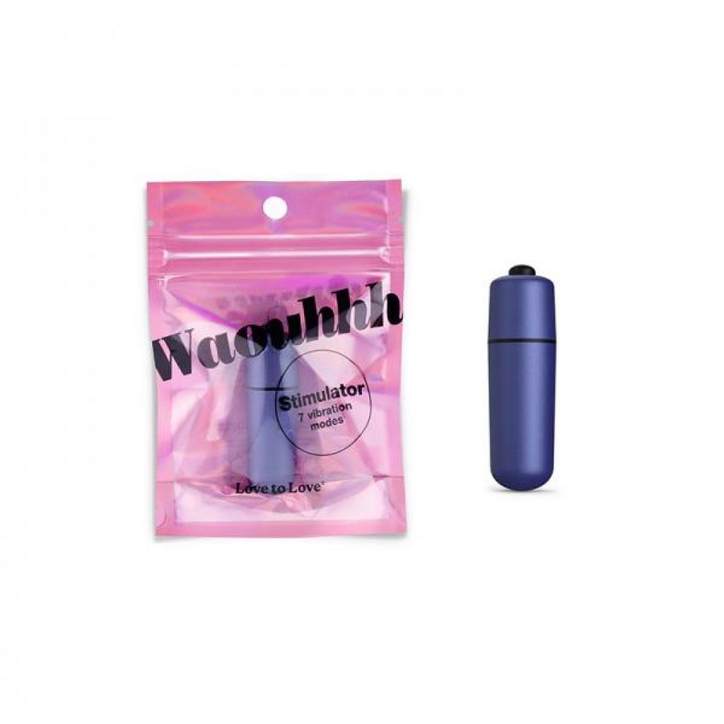 Waouhhh 7 Mode Bullet Vibrator - Midnight Indigo