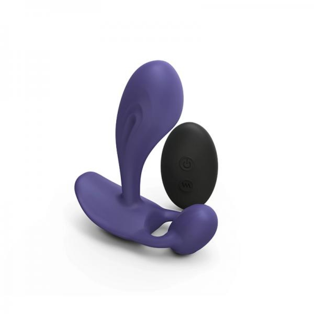 Witty Rechargeable Remote-Controlled Silicone P & G Vibrator