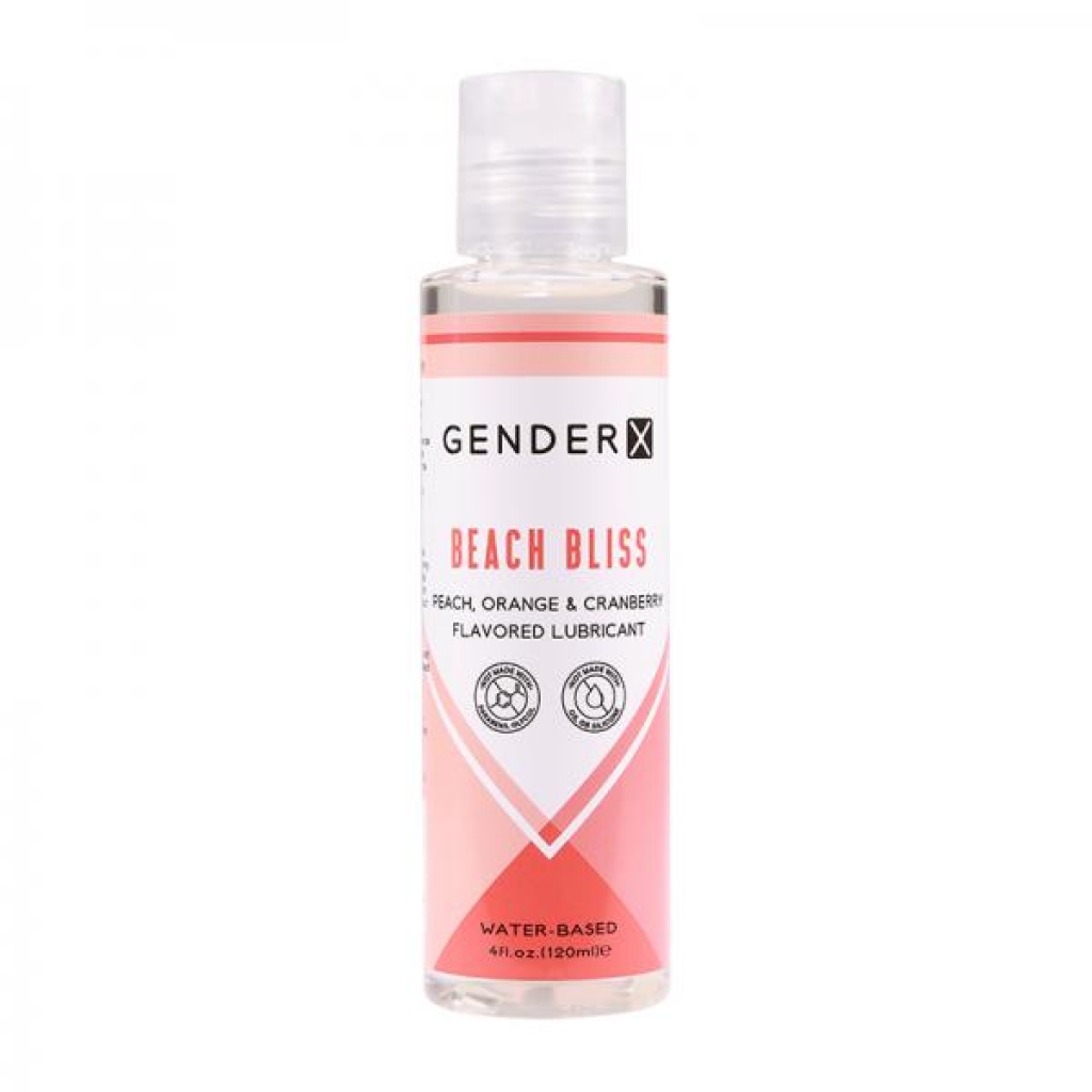 Gender X Beach Bliss Flavored Water-based Lubricant - 4 Oz