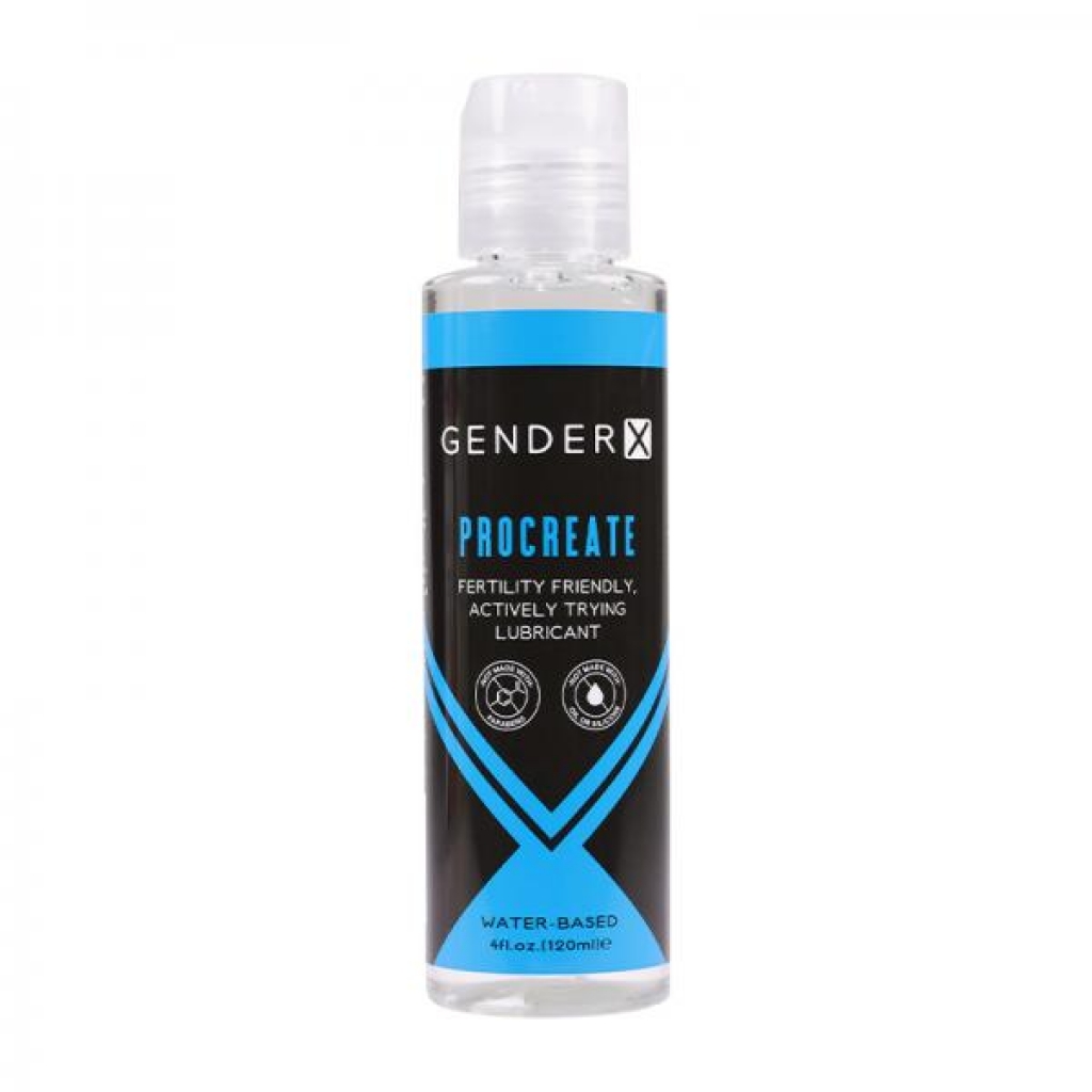 Gender X Procreate Fertility Friendly Personal Lubricant - 4oz