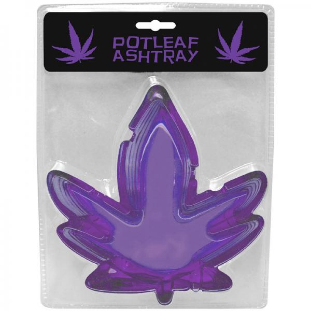 Pot Leaf Ashtray - Purple