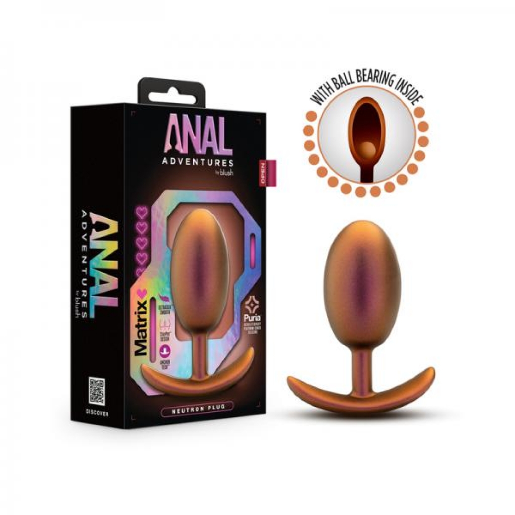 Anal Adventures Matrix Neutron Plug - Cosmic Copper Brown