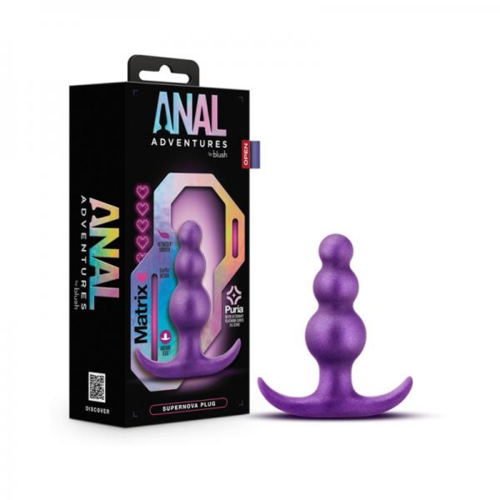 Anal Adventures Matrix Supernova Plug - Galactic Purple