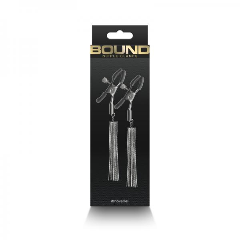 Bound Nipple Clamps D2 - Gunmetal Smoke