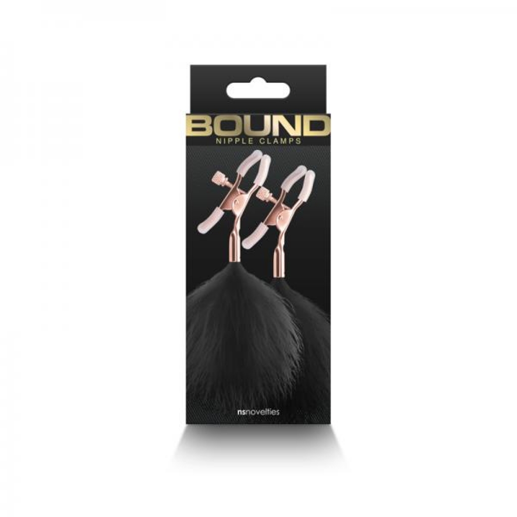 Bound Nipple Clamps F1 - Black Gold