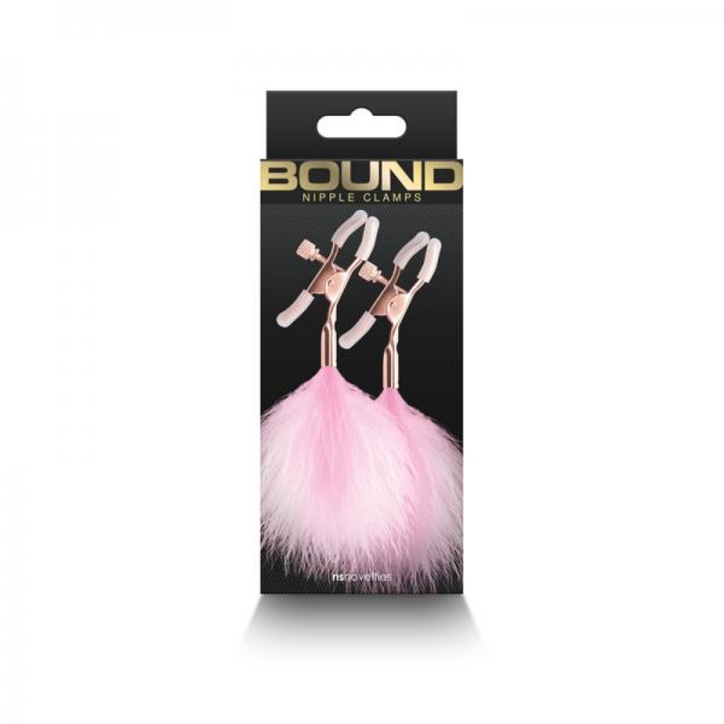 Bound Nipple Clamps F1 - Pink