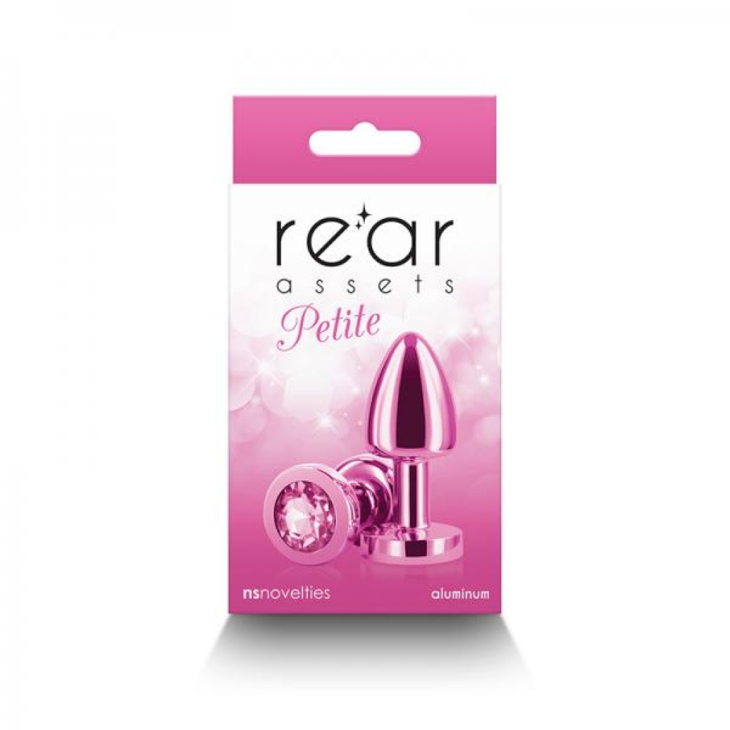 Rear Assets Petite Metal Anal Plug - Pink