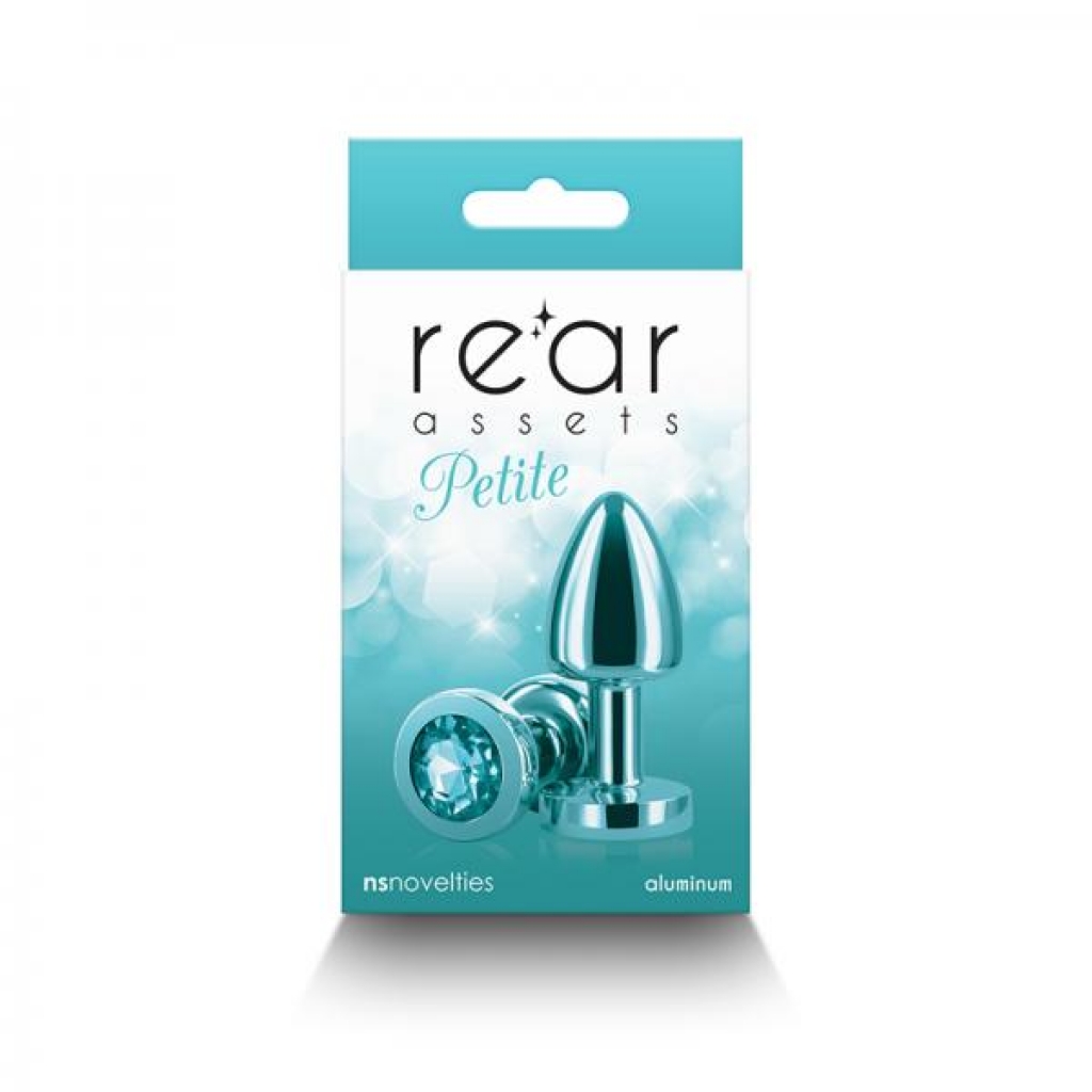 Rear Assets Petite Metal Anal Plug - Teal