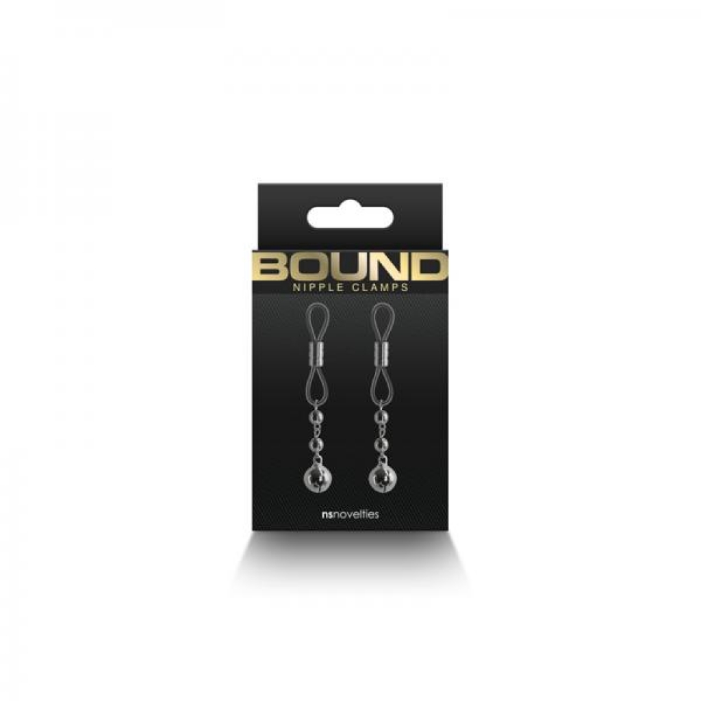 Bound Nipple Clamps D1 Gunmetal Smoke