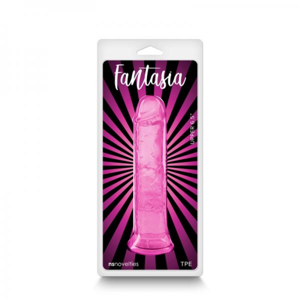 Fantasia Upper 6.5 Inch Jelly Dildo - Pink