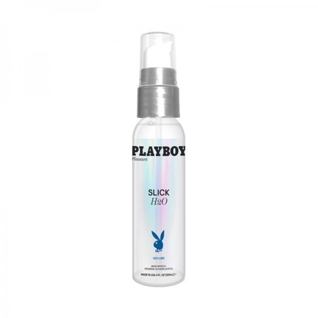 Playboy Slick H2O Water-Based Lubricant - 4 oz