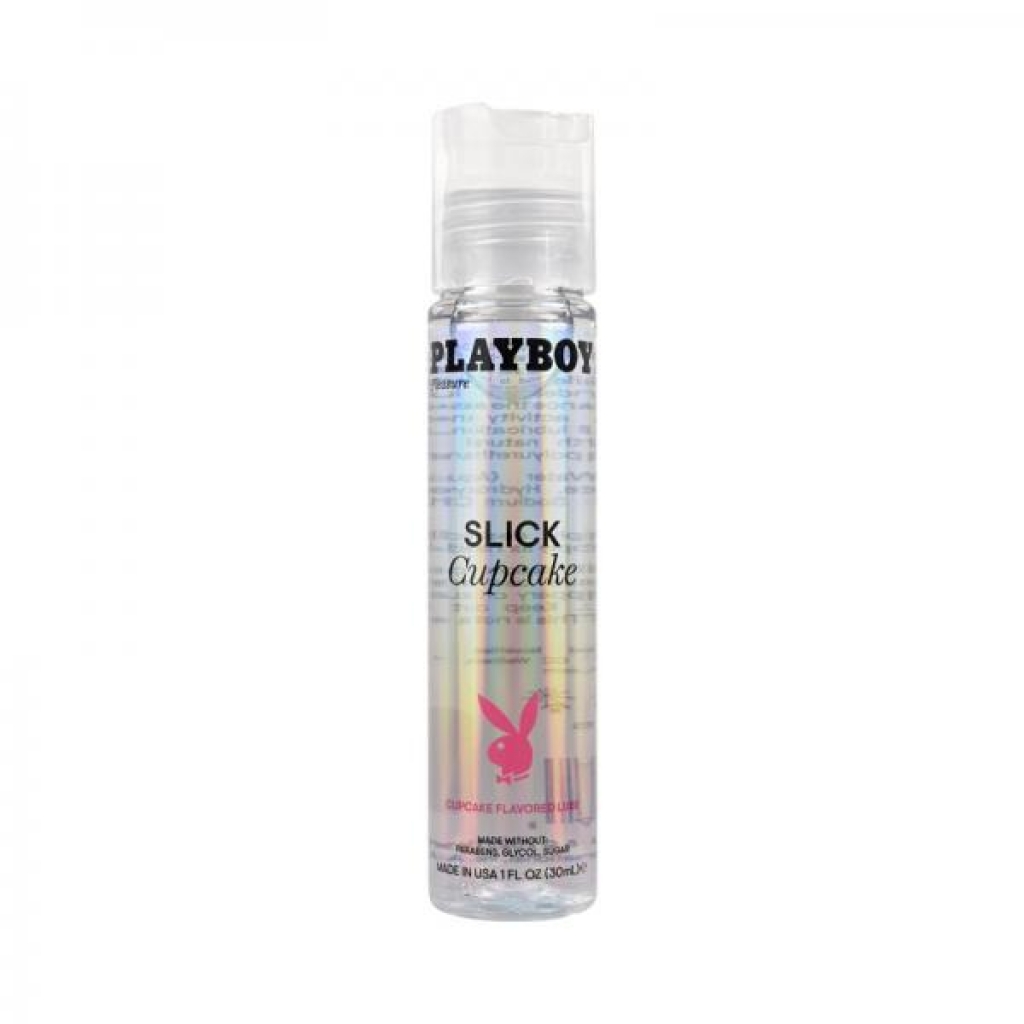 Playboy Slick Flavored Water-based Lubricant - Cupcake 1 Oz.